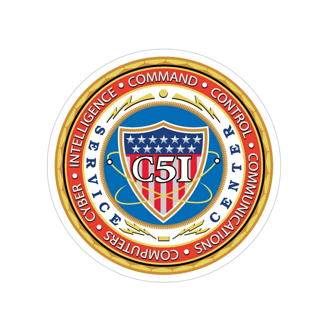 USCG C51SC (U.S. Coast Guard) Transparent STICKER Die-Cut Vinyl Decal 6 Inch - The Sticker Space