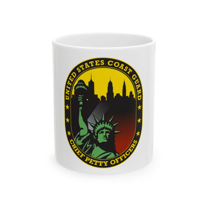 USCG Chief Petty Officer CPO (U.S. Coast Guard) White Coffee Mug