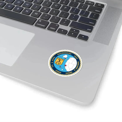 USCG Civil Eng Unit Oakland (U.S. Coast Guard) STICKER Vinyl Kiss-Cut Decal - The Sticker Space