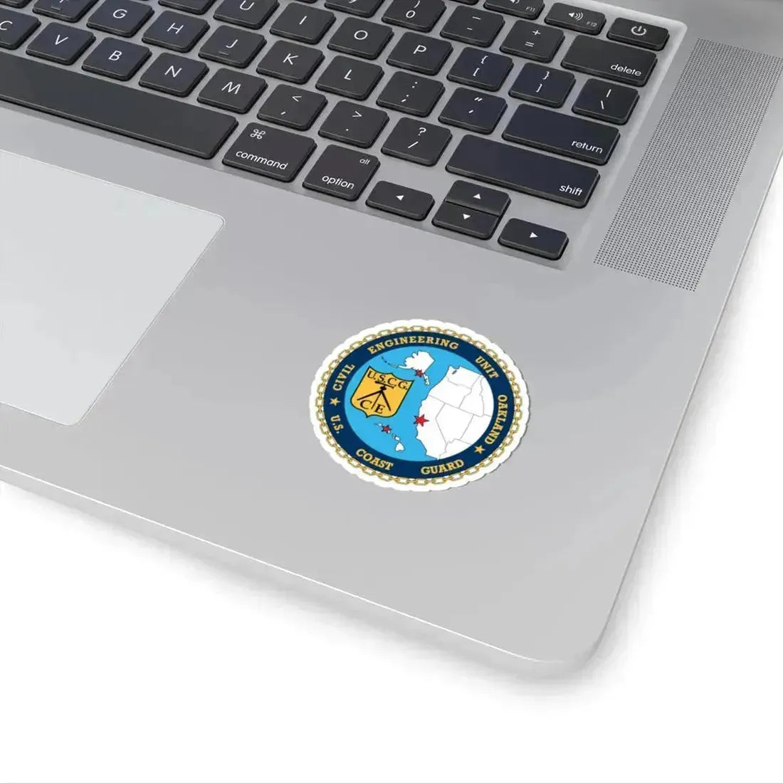 USCG Civil Eng Unit Oakland (U.S. Coast Guard) STICKER Vinyl Kiss-Cut Decal - The Sticker Space