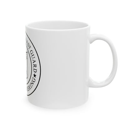 USCG Civil Engineering (U.S. Coast Guard) White Coffee Mug-The Sticker Space