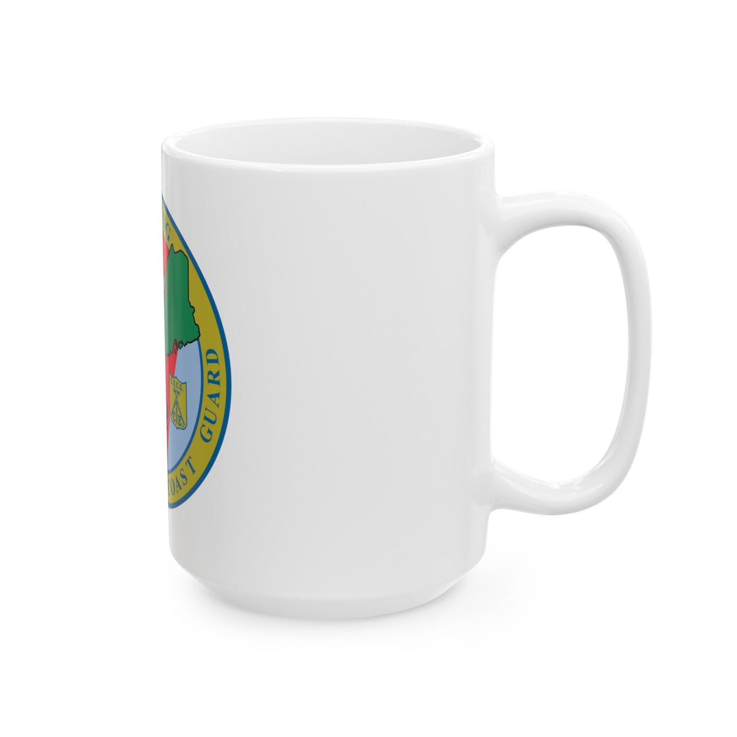 USCG Civil Engineering Unit Providence (U.S. Coast Guard) White Coffee Mug-The Sticker Space