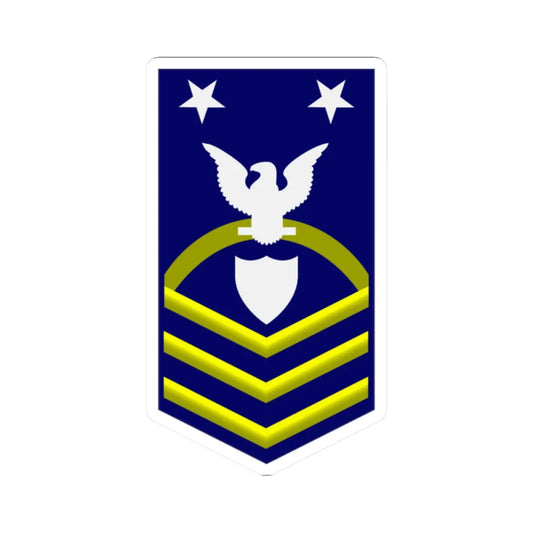 USCG CMC (United States) (Military Rank) STICKER Vinyl Kiss-Cut Decal 2 Inch White - The Sticker Space