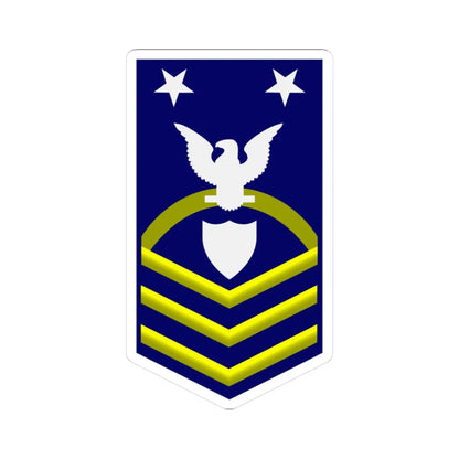 USCG CMC (United States) (Military Rank) STICKER Vinyl Kiss-Cut Decal 3 Inch White - The Sticker Space