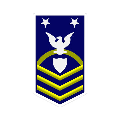 USCG CMC (United States) (Military Rank) STICKER Vinyl Kiss-Cut Decal 4 Inch White - The Sticker Space