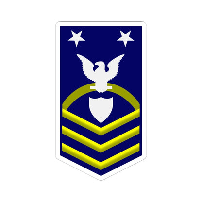 USCG CMC (United States) (Military Rank) STICKER Vinyl Kiss-Cut Decal 6 Inch White - The Sticker Space