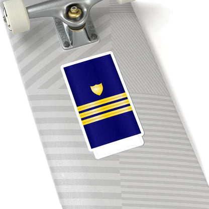 USCG Commander Insignia Sleeve (United States) (Military Rank) STICKER Vinyl Kiss-Cut Decal - The Sticker Space