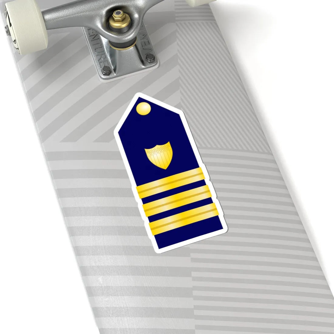 USCG Commander Shoulder Board (United States) (Military Rank) STICKER Vinyl Kiss-Cut Decal - The Sticker Space