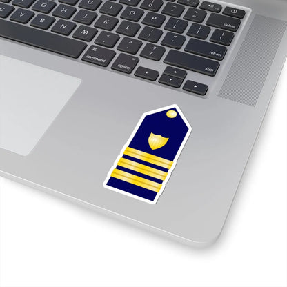 USCG Commander Shoulder Board (United States) (Military Rank) STICKER Vinyl Kiss-Cut Decal - The Sticker Space