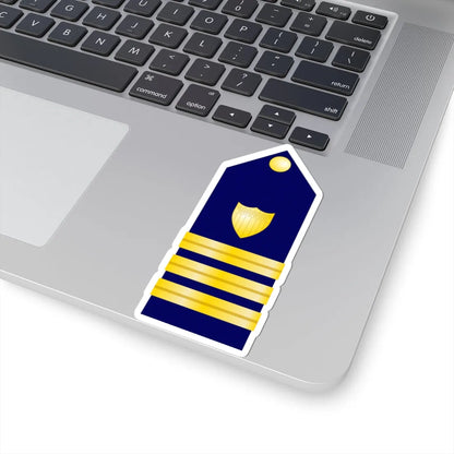 USCG Commander Shoulder Board (United States) (Military Rank) STICKER Vinyl Kiss-Cut Decal - The Sticker Space