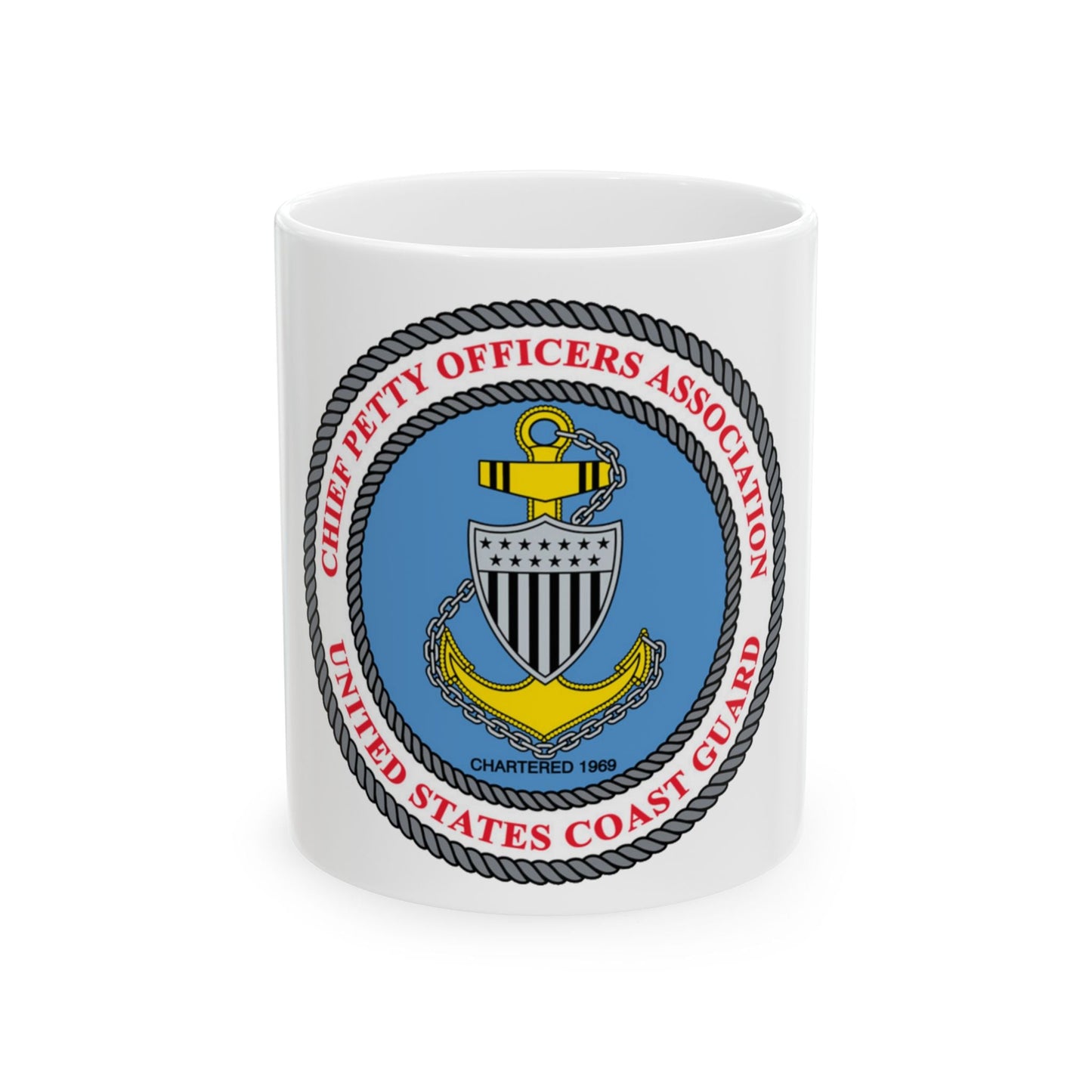 USCG CPOA (U.S. Coast Guard) White Coffee Mug