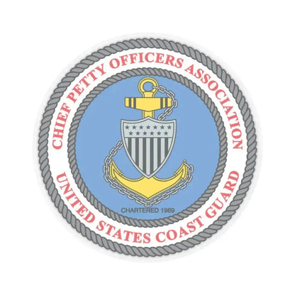 USCG CPOA (U.S. Coast Guard) STICKER Vinyl Kiss-Cut Decal - The Sticker Space