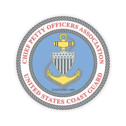 USCG CPOA (U.S. Coast Guard) STICKER Vinyl Kiss-Cut Decal - The Sticker Space