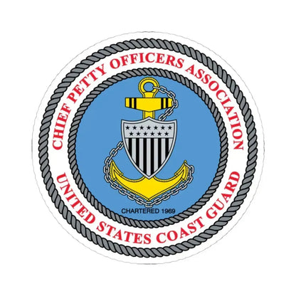 USCG CPOA (U.S. Coast Guard) STICKER Vinyl Kiss-Cut Decal - The Sticker Space