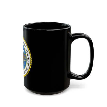 USCG Cryptologic Group (U.S. Coast Guard) Black Coffee Mug-The Sticker Space