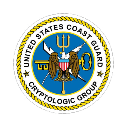 USCG Cryptologic Group (U.S. Coast Guard) STICKER Vinyl Die-Cut Decal-2 Inch-The Sticker Space