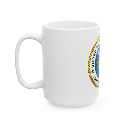 USCG Cryptologic Group (U.S. Coast Guard) White Coffee Mug-The Sticker Space