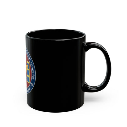 USCG CWO Assoc Steven Shields Chapter (U.S. Coast Guard) Black Coffee Mug-The Sticker Space