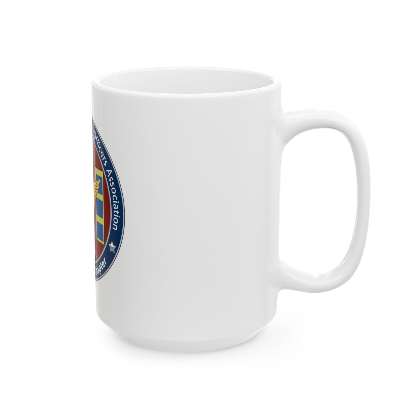 USCG CWO Assoc Steven Shields Chapter (U.S. Coast Guard) White Coffee Mug-The Sticker Space