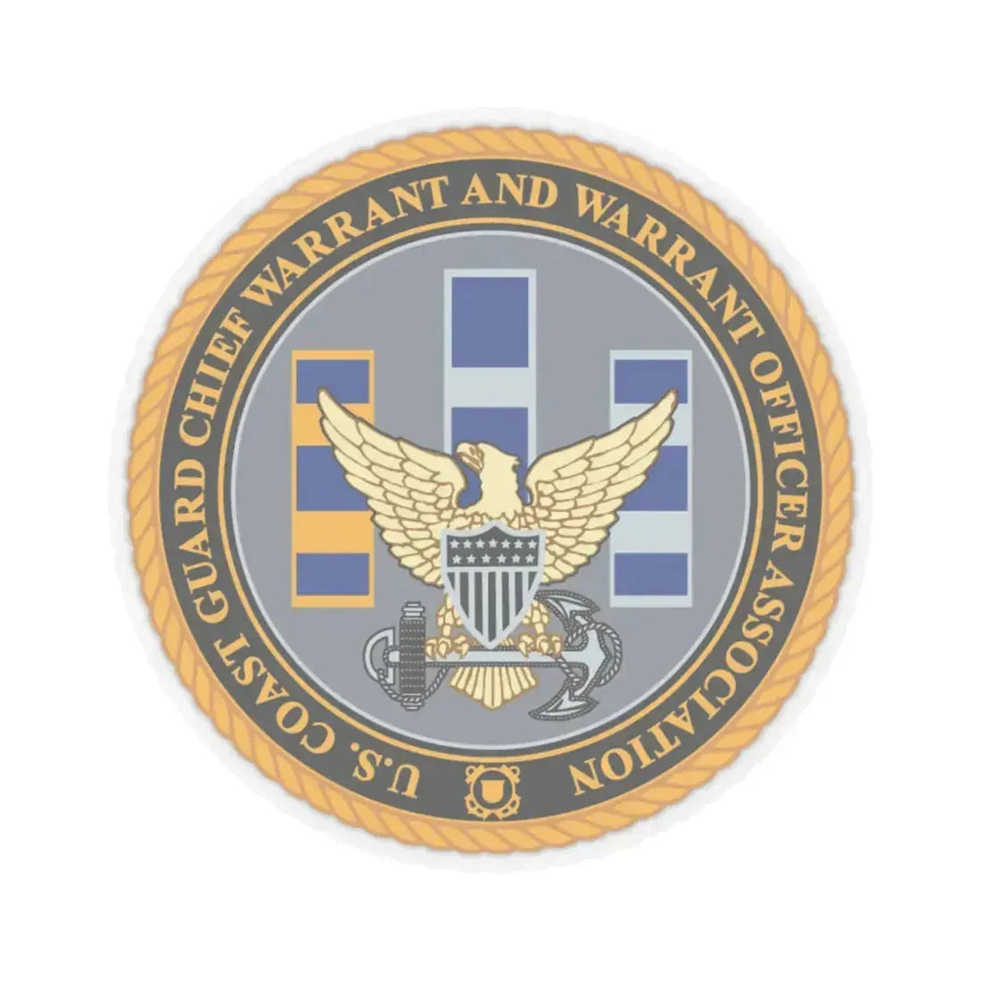 USCG CWO (U.S. Coast Guard) STICKER Vinyl Kiss-Cut Decal - The Sticker Space