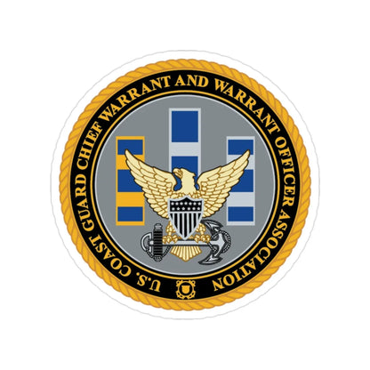 USCG CWO (U.S. Coast Guard) Transparent STICKER Die-Cut Vinyl Decal 2 Inch - The Sticker Space