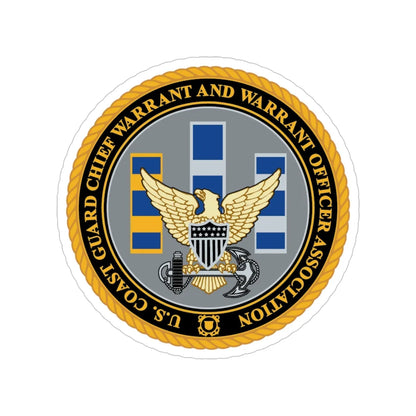 USCG CWO (U.S. Coast Guard) Transparent STICKER Die-Cut Vinyl Decal 5 Inch - The Sticker Space