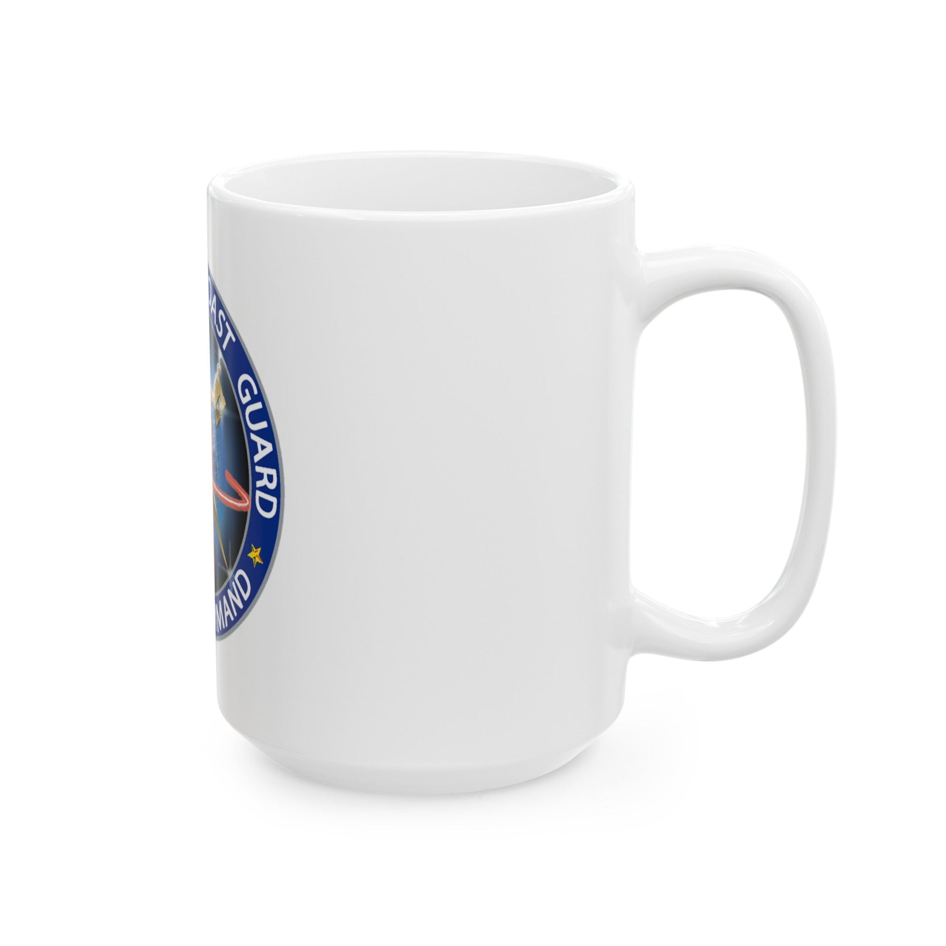 USCG Cyber Command (U.S. Coast Guard) White Coffee Mug-The Sticker Space