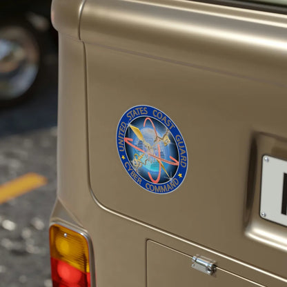 USCG Cyber Command (U.S. Coast Guard) Transparent STICKER Die-Cut Vinyl Decal - The Sticker Space