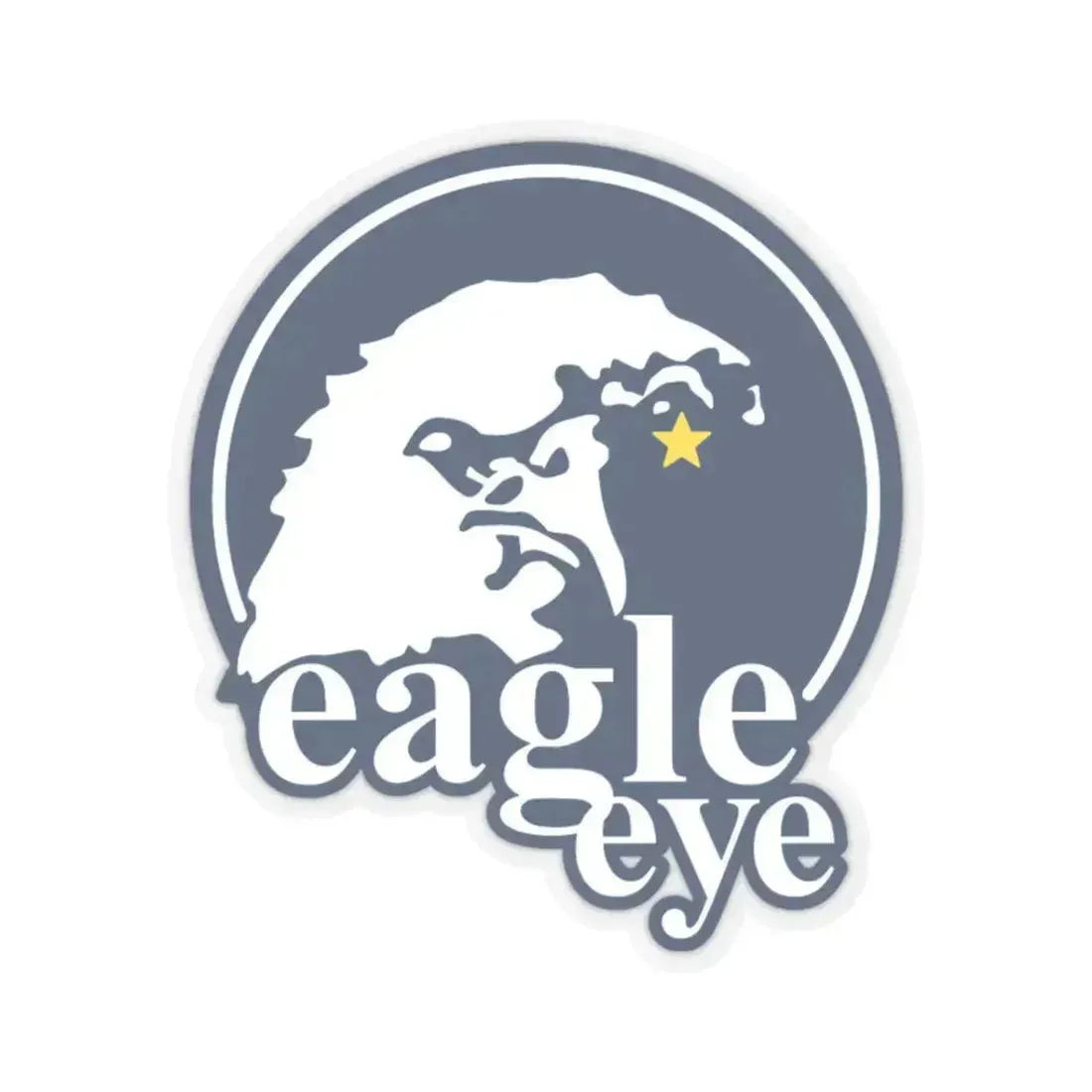 USCG Eagle Eye (U.S. Coast Guard) STICKER Vinyl Kiss-Cut Decal 3 Inch Transparent - The Sticker Space