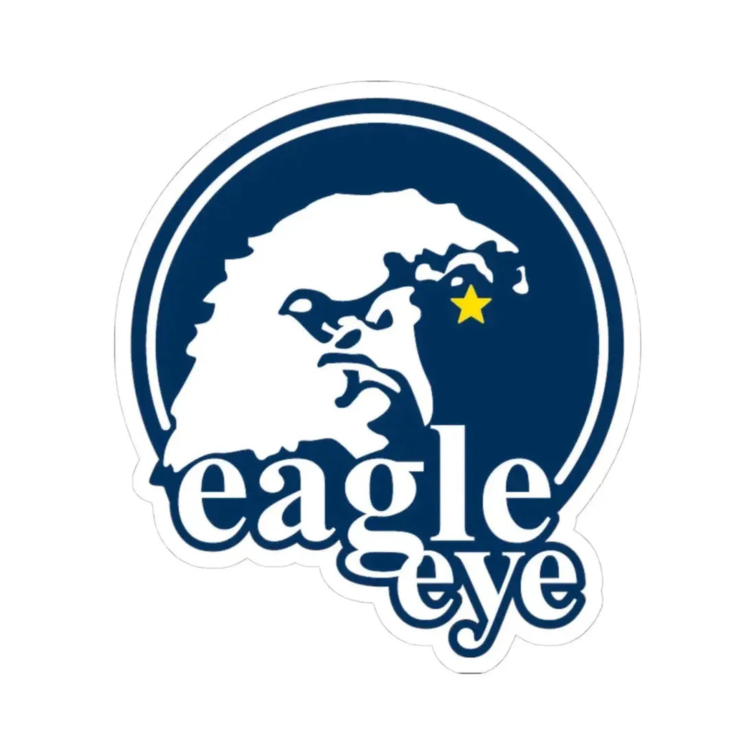 USCG Eagle Eye (U.S. Coast Guard) STICKER Vinyl Kiss-Cut Decal 4 Inch White - The Sticker Space