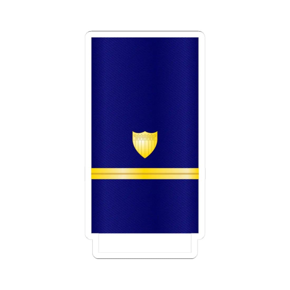 USCG Ensign Insignia Sleeve (United States) (Military Rank) STICKER Vinyl Kiss-Cut Decal 3 Inch White - The Sticker Space