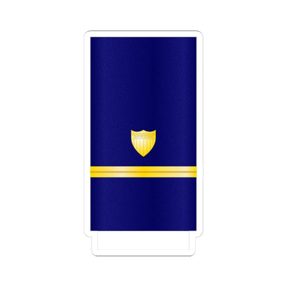 USCG Ensign Insignia Sleeve (United States) (Military Rank) STICKER Vinyl Kiss-Cut Decal 4 Inch White - The Sticker Space