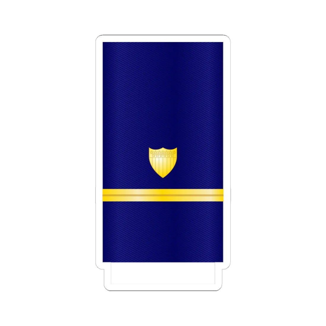 USCG Ensign Insignia Sleeve (United States) (Military Rank) STICKER Vinyl Kiss-Cut Decal 6 Inch White - The Sticker Space