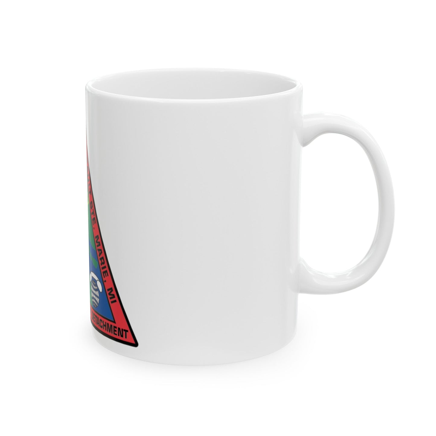 USCG ESD Sault SteMarie MI (U.S. Coast Guard) White Coffee Mug-The Sticker Space