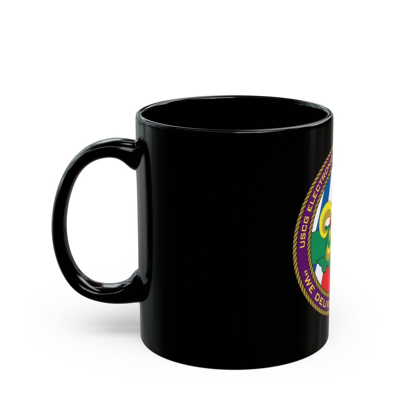 USCG ESSU New Orleans (U.S. Coast Guard) Black Coffee Mug-The Sticker Space
