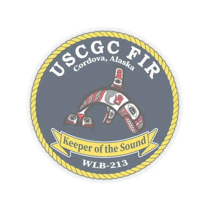 USCG FIR WLB 213 (U.S. Coast Guard) STICKER Vinyl Kiss-Cut Decal 2 Inch Transparent - The Sticker Space