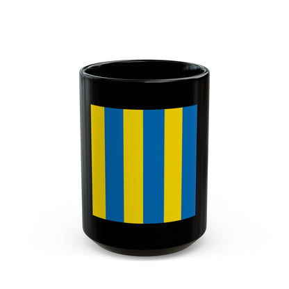 USCG Golf Flag (U.S. Coast Guard) Black Coffee Mug-15oz-The Sticker Space