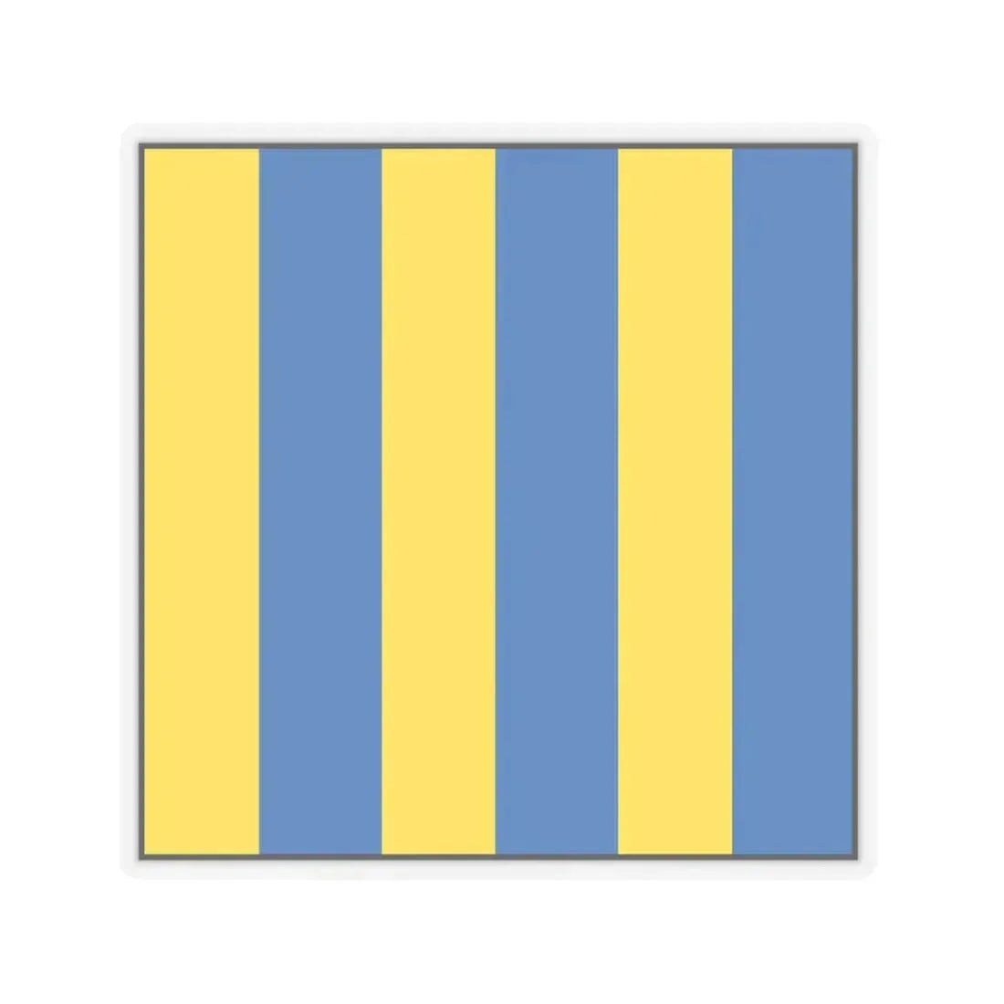 USCG Golf Flag (U.S. Coast Guard) STICKER Vinyl Kiss-Cut Decal 6 Inch Transparent - The Sticker Space