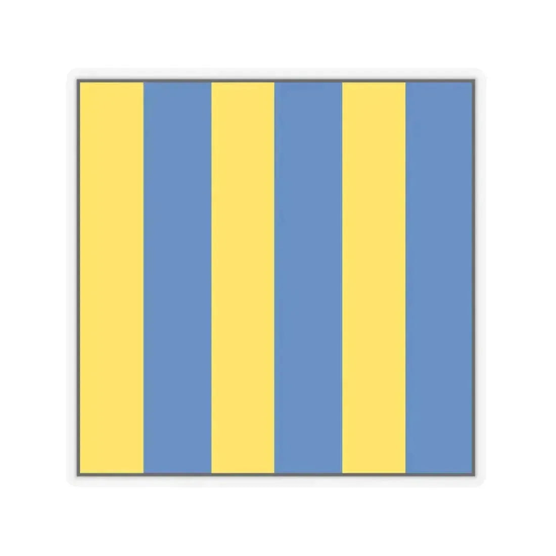 USCG Golf Flag (U.S. Coast Guard) STICKER Vinyl Kiss-Cut Decal 6 Inch Transparent - The Sticker Space