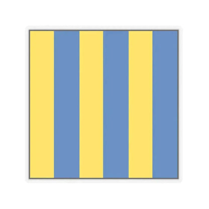 USCG Golf Flag (U.S. Coast Guard) STICKER Vinyl Kiss-Cut Decal 6 Inch Transparent - The Sticker Space