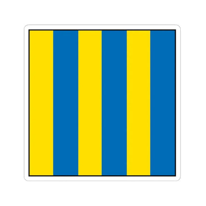 USCG Golf Flag (U.S. Coast Guard) STICKER Vinyl Kiss-Cut Decal 6 Inch White - The Sticker Space