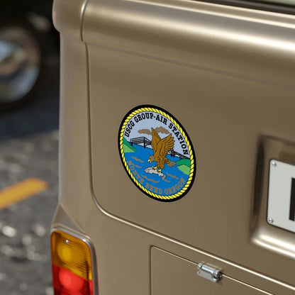 USCG Group Air Station North Bend (U.S. Coast Guard) Transparent STICKER Die-Cut Vinyl Decal - The Sticker Space