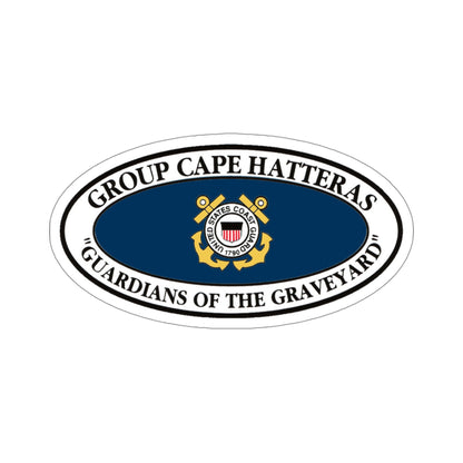 USCG Group Cape Hatteras VINT (U.S. Coast Guard) STICKER Vinyl Die-Cut Decal-4 Inch-The Sticker Space