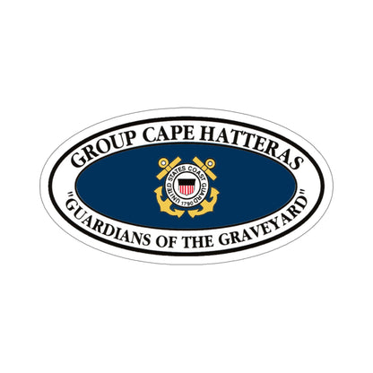 USCG Group Cape Hatteras VINT (U.S. Coast Guard) STICKER Vinyl Die-Cut Decal-5 Inch-The Sticker Space