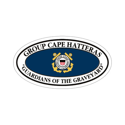 USCG Group Cape Hatteras VINT (U.S. Coast Guard) STICKER Vinyl Die-Cut Decal-6 Inch-The Sticker Space