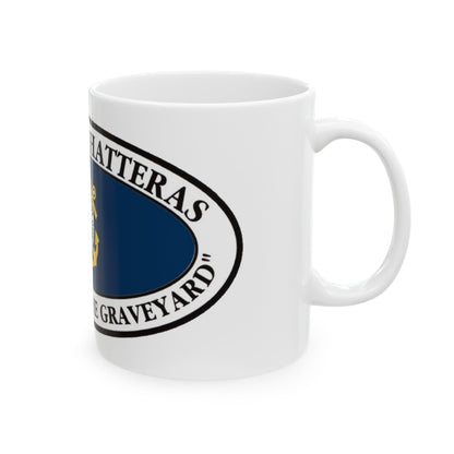 USCG Group Cape Hatteras VINT (U.S. Coast Guard) White Coffee Mug-The Sticker Space