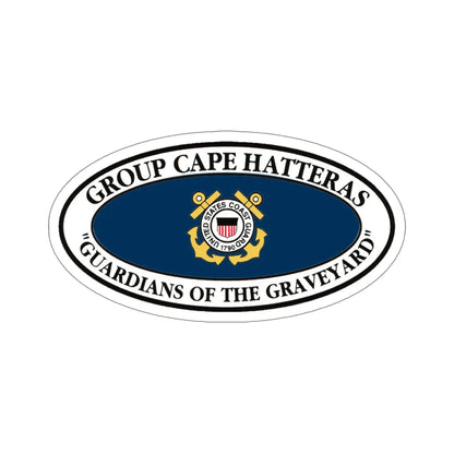 USCG Group Cape Hatteras VINT (U.S. Coast Guard) STICKER Vinyl Die-Cut Decal 5 Inch - The Sticker Space