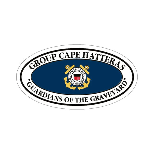 USCG Group Cape Hatteras VINT (U.S. Coast Guard) STICKER Vinyl Die-Cut Decal 6 Inch - The Sticker Space