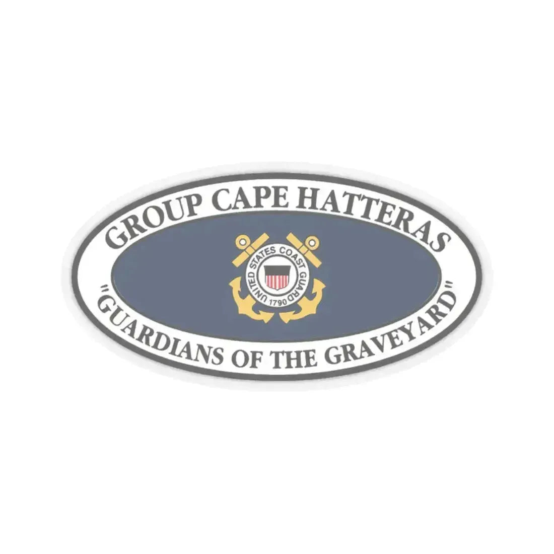 USCG Group Cape Hatteras VINT (U.S. Coast Guard) STICKER Vinyl Kiss-Cut Decal - The Sticker Space