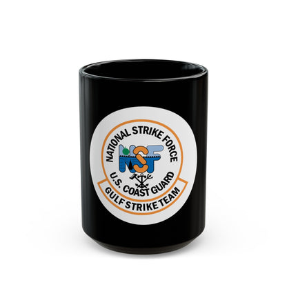 USCG Gulf Strike Team NSF (U.S. Coast Guard) Black Coffee Mug-15oz-The Sticker Space